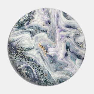 Stone Marble Rock Swirl Pattern Pin