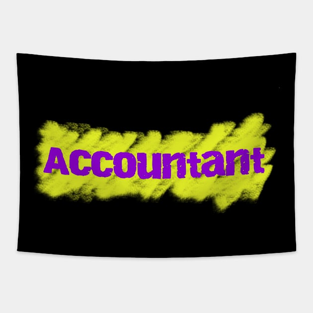 Accountant Tapestry by Bright by Me