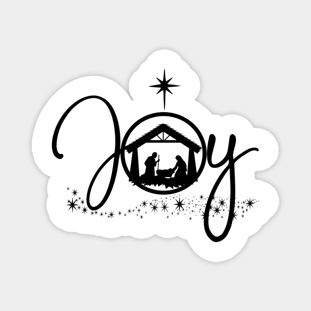 Christmas Christian Joy Jesus Nativity Scene Faith Gift Christian Christmas Gift Magnet Teepublic