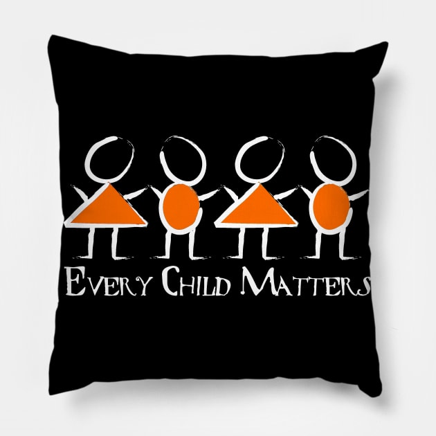 Every Child Matters - Orange Day - Children Pillow by Wanderer Bat