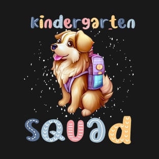 Kindergarten squad cute dog T-Shirt