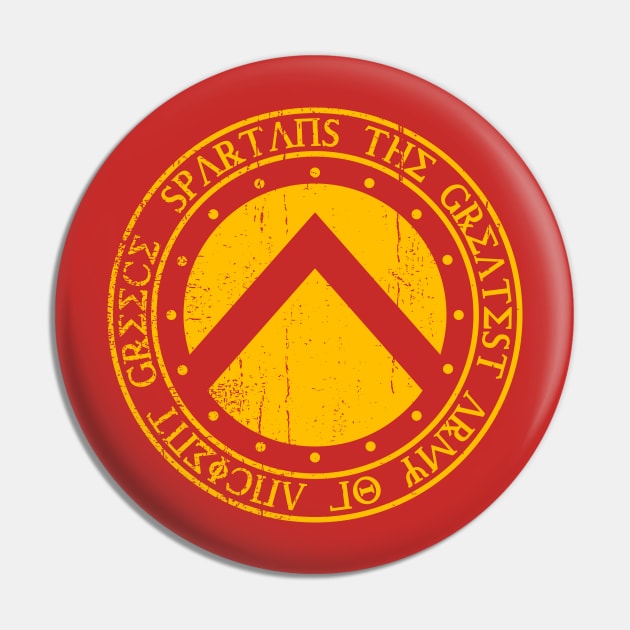 Spartan Shield Pin by nickbeta