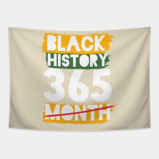 Black History Month 24/7/365 Black men African American Tapestry