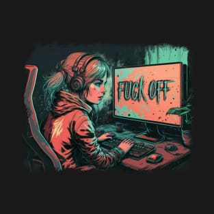 Gaming Gremlin Mode Activated Fuck off T-Shirt