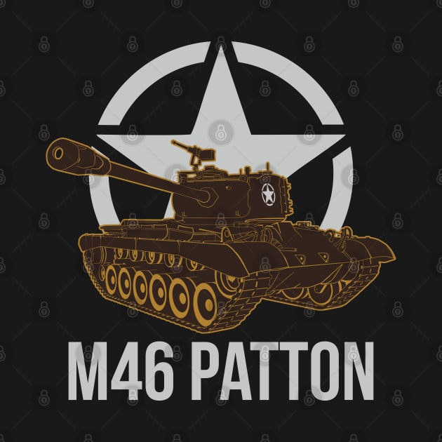 US tank M46 Patton by FAawRay