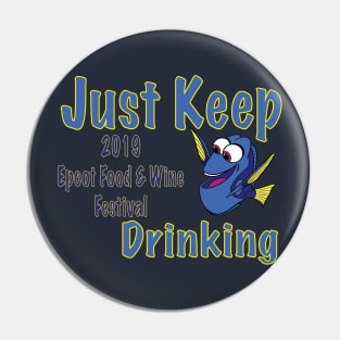 Just keep drinking... your way through the Food and Wine Festival Pin