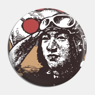 Japanese Pilot - WW2 Pin