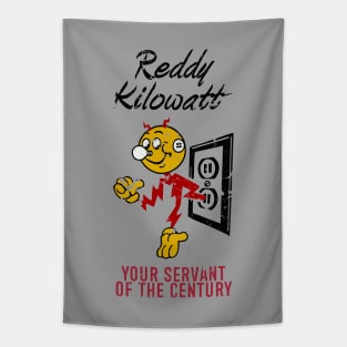 Reddy Kilowatt - Vintage Retrocolor Tapestry