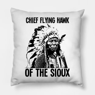 Chief Flying Hawk (of The Sioux) Pillow