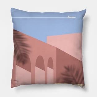 Boho travel art. Morocco #4 Pillow