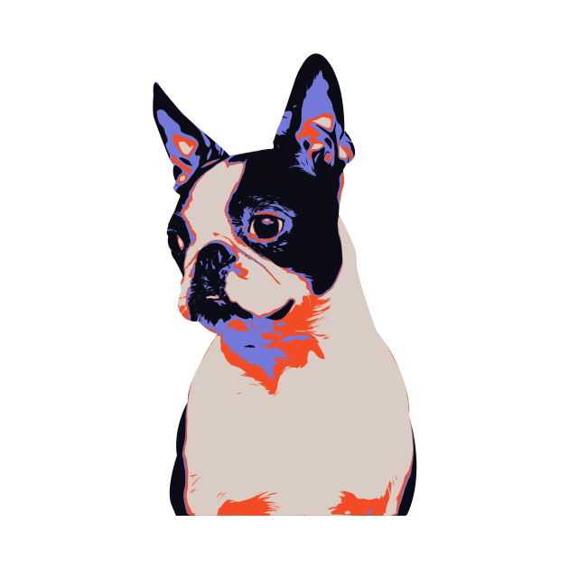 French Bulldog Retro Art by boholoc0