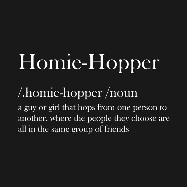 Homie Hopper Shirt For Teen Funny Tiktok T-Shirt Gift For Genz Tee by Schneds Threads +