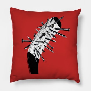 Tough as Nails Hockey Pillow