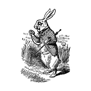 Vintage Alice in Wonderland White Rabbit T-Shirt