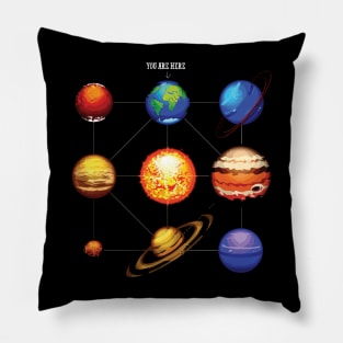 Solar system planets Pillow