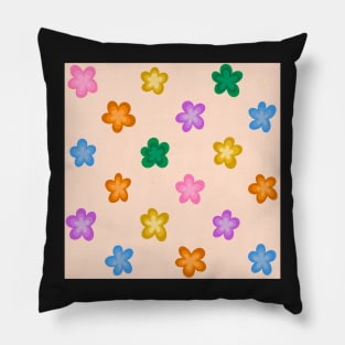 Groovy flower pattern Pillow