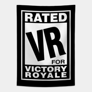 Rated VR for Victory Royale Tapestry