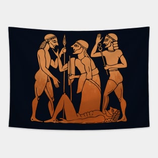 Achilles releases Hector's body Tapestry