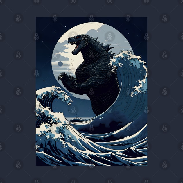 Kanagawa Monster by Rogue Clone