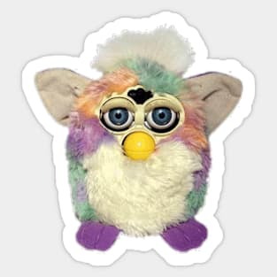 Sticker for Sale avec l'œuvre « Furby violet mignon » de l'artiste  AlbaDeWitt