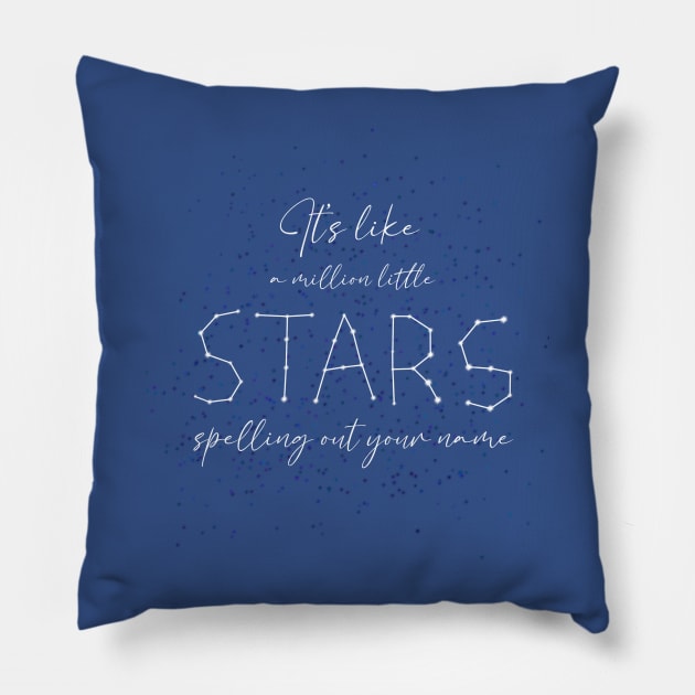 Untouchable Constellation Lyrics Taylor Pillow by CMORRISON12345