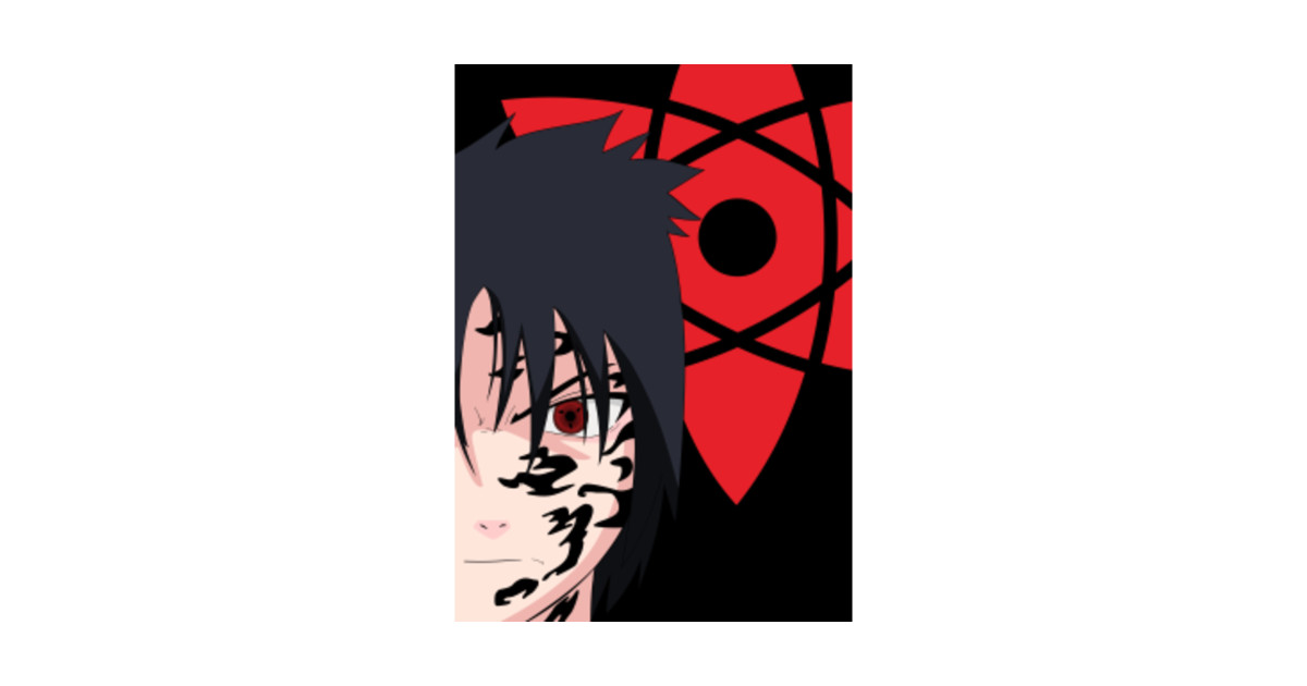 sasuke curse mark shirt