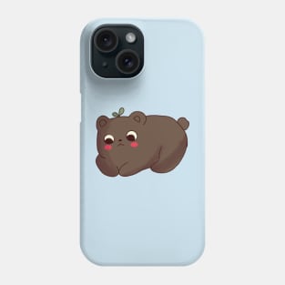 Cartoon grizzly bear Phone Case