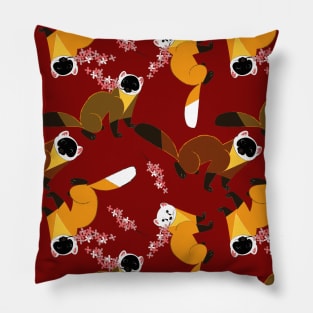 Sakura japanese marten #1 Pillow