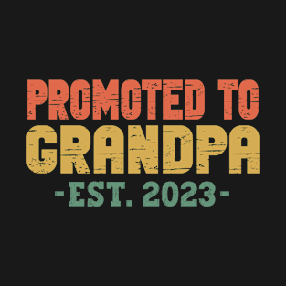 Promoted To Grandpa T-Shirt