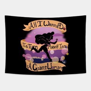 Giant Woman Motivation Tapestry