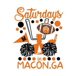 Saturdays in Macon, Ga - Mercer Bears T-Shirt