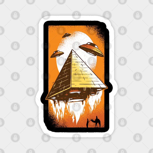 Fontaine Exclusives UFO Pyramids! #160 Magnet by Fontaine Exclusives