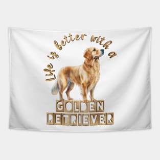 Golden retriever Tapestry