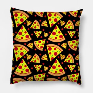 Pizza Slices Pattern Pillow