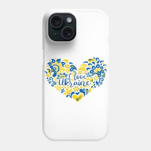 I love Ukraine Kyiv Zelensky Phone Case