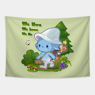 Little Smurf cat Tapestry