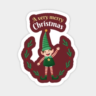 A Very Merry Christmas Magnet