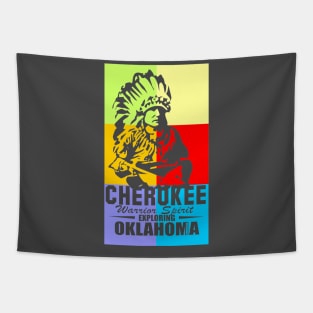 Cherokee Warrior Spirit T-Shirt Tapestry