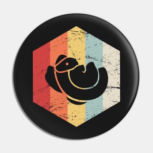 Retro 70s Ball Python Icon Pin