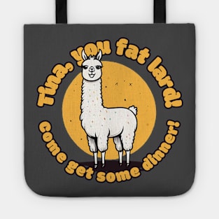 Gosh! It's like my fav shirt EVER! Tina the Llama! Tote