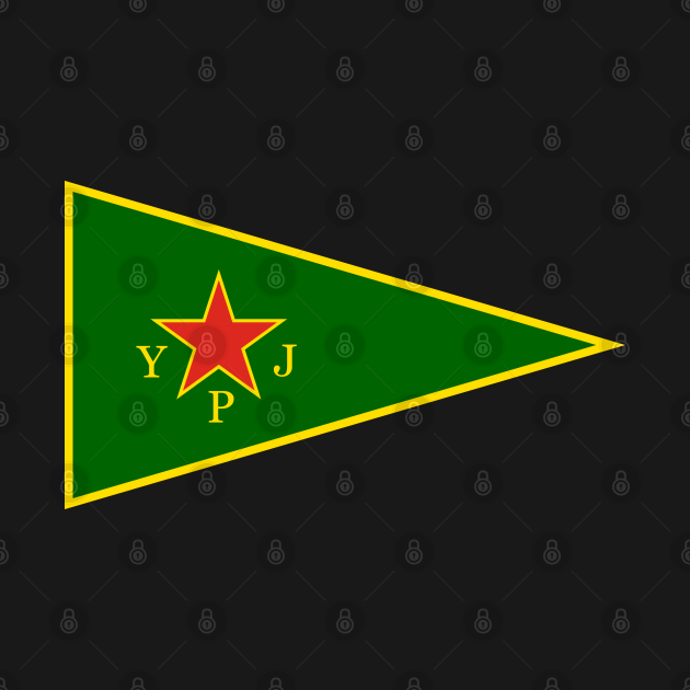 YPJ Flag - Women's Protection Units - Rojava - T-Shirt | TeePublic