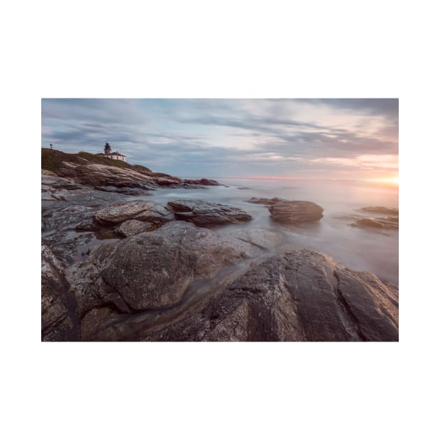 Beavertail Lighthouse by jswolfphoto