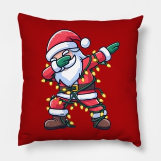 Dabbing Santa Pillow