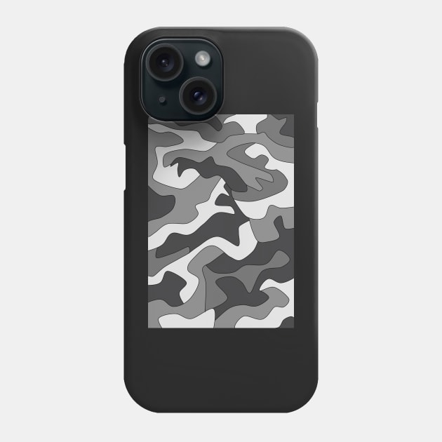 Grey Camo Phone Case by cherubi19