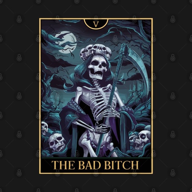 Funny Tarot Card Design : The Bad Bitch by Custom Prints HD