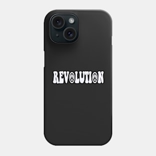 WHITE REVOLUTION Phone Case