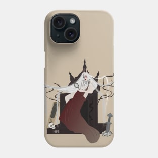 Hel, Goddess of Death, Norse mythology Phone Case