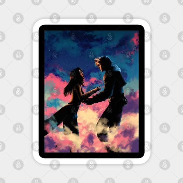 Romantic couple Magnet by mcashe_art