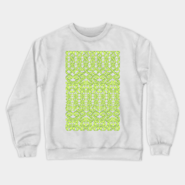 lime green crew neck