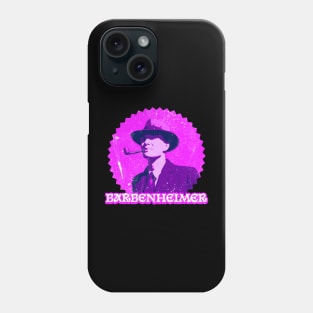 barbenheimer - circle pink Phone Case